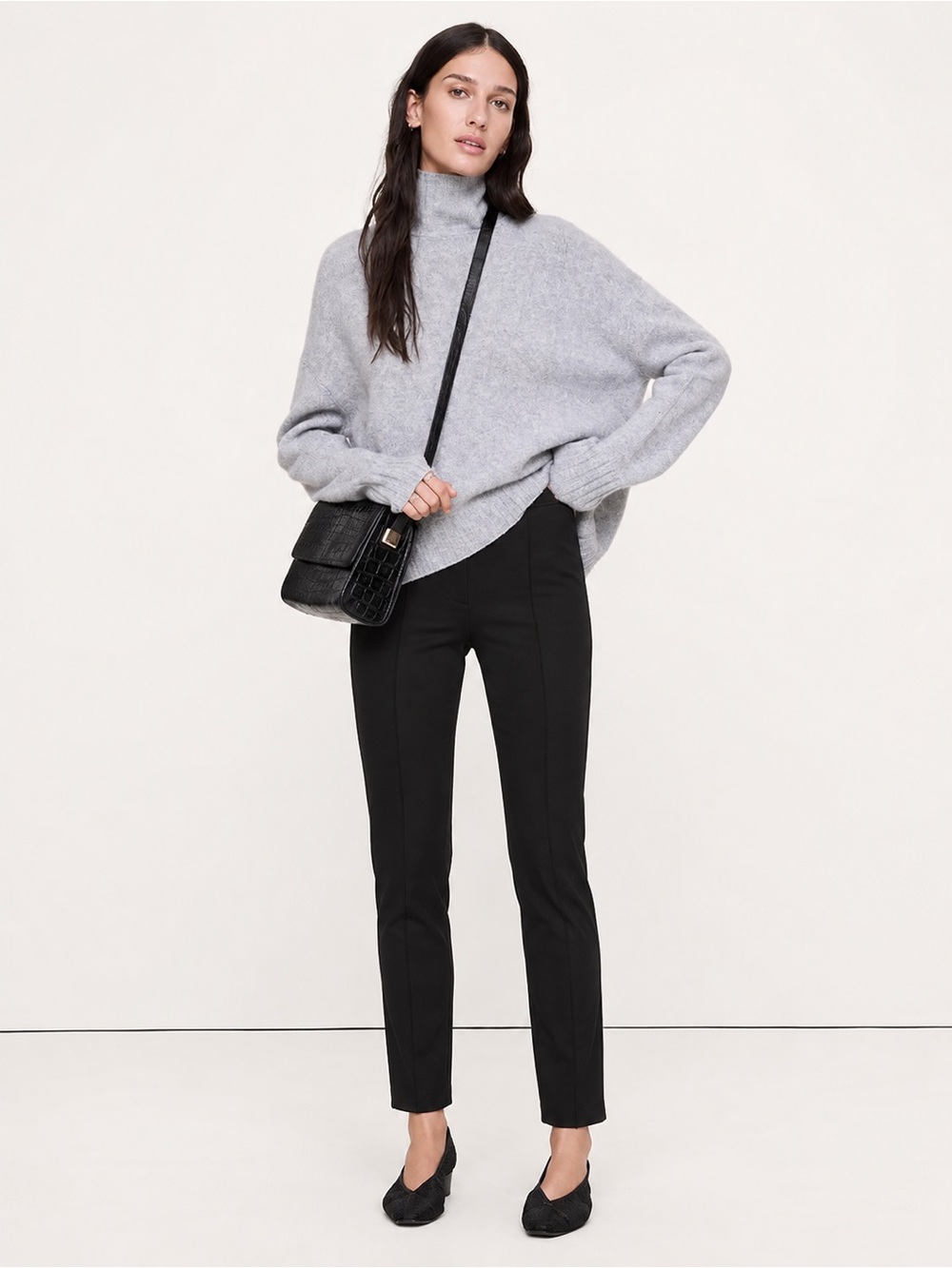 NWT! Banana Republic Black High-Rise Sloan Legging - 583699 📀7️⃣